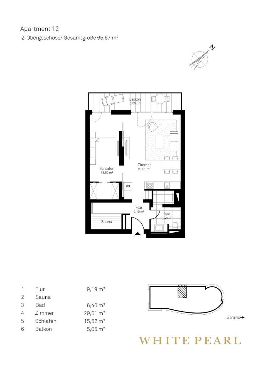 White Pearl Apartment 2.12 Timmendorfer Strand Zewnętrze zdjęcie